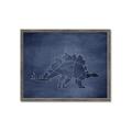 Picture of Geo Dino I  _GroupedProduct_Rectangle_Landscape_Mini_ _GroupedProduct_Rectangle_Landscape_Framed_Matted_