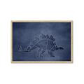 Picture of Geo Dino I  _GroupedProduct_Rectangle_Landscape_Mini_ _GroupedProduct_Rectangle_Landscape_Framed_Matted_