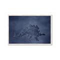 Picture of Geo Dino I  _GroupedProduct_Rectangle_Landscape_Mini_ _GroupedProduct_Rectangle_Landscape_Framed_Matted_