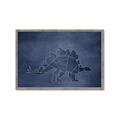 Picture of Geo Dino I  _GroupedProduct_Rectangle_Landscape_Mini_ _GroupedProduct_Rectangle_Landscape_Framed_Matted_