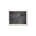 Picture of Geo Dino IV Black  _GroupedProduct_Rectangle_Landscape_Mini_ _GroupedProduct_Rectangle_Landscape_Framed_Matted_