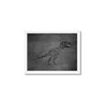 Picture of Geo Dino IV Black  _GroupedProduct_Rectangle_Landscape_Mini_ _GroupedProduct_Rectangle_Landscape_Framed_Matted_