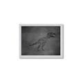 Picture of Geo Dino IV Black  _GroupedProduct_Rectangle_Landscape_Mini_ _GroupedProduct_Rectangle_Landscape_Framed_Matted_
