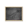 Picture of Geo Dino IV Black  _GroupedProduct_Rectangle_Landscape_Mini_ _GroupedProduct_Rectangle_Landscape_Framed_Matted_