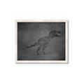 Picture of Geo Dino IV Black  _GroupedProduct_Rectangle_Landscape_Mini_ _GroupedProduct_Rectangle_Landscape_Framed_Matted_