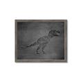 Picture of Geo Dino IV Black  _GroupedProduct_Rectangle_Landscape_Mini_ _GroupedProduct_Rectangle_Landscape_Framed_Matted_