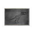 Picture of Geo Dino IV Black  _GroupedProduct_Rectangle_Landscape_Mini_ _GroupedProduct_Rectangle_Landscape_Framed_Matted_