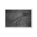 Picture of Geo Dino IV Black  _GroupedProduct_Rectangle_Landscape_Mini_ _GroupedProduct_Rectangle_Landscape_Framed_Matted_