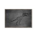 Picture of Geo Dino IV Black  _GroupedProduct_Rectangle_Landscape_Mini_ _GroupedProduct_Rectangle_Landscape_Framed_Matted_