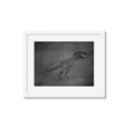 Picture of Geo Dino IV Black  _GroupedProduct_Rectangle_Landscape_Mini_ _GroupedProduct_Rectangle_Landscape_Framed_Matted_