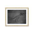 Picture of Geo Dino IV Black  _GroupedProduct_Rectangle_Landscape_Mini_ _GroupedProduct_Rectangle_Landscape_Framed_Matted_