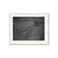 Picture of Geo Dino IV Black  _GroupedProduct_Rectangle_Landscape_Mini_ _GroupedProduct_Rectangle_Landscape_Framed_Matted_