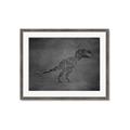 Picture of Geo Dino IV Black  _GroupedProduct_Rectangle_Landscape_Mini_ _GroupedProduct_Rectangle_Landscape_Framed_Matted_