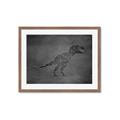 Picture of Geo Dino IV Black  _GroupedProduct_Rectangle_Landscape_Mini_ _GroupedProduct_Rectangle_Landscape_Framed_Matted_