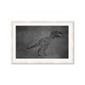 Picture of Geo Dino IV Black  _GroupedProduct_Rectangle_Landscape_Mini_ _GroupedProduct_Rectangle_Landscape_Framed_Matted_