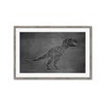 Picture of Geo Dino IV Black  _GroupedProduct_Rectangle_Landscape_Mini_ _GroupedProduct_Rectangle_Landscape_Framed_Matted_