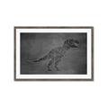 Picture of Geo Dino IV Black  _GroupedProduct_Rectangle_Landscape_Mini_ _GroupedProduct_Rectangle_Landscape_Framed_Matted_