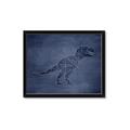 Picture of Geo Dino IV     _GroupedProduct_Rectangle_Landscape_Mini_ _GroupedProduct_Rectangle_Landscape_Framed_Matted_