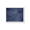 Picture of Geo Dino IV     _GroupedProduct_Rectangle_Landscape_Mini_ _GroupedProduct_Rectangle_Landscape_Framed_Matted_