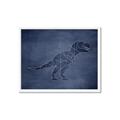 Picture of Geo Dino IV     _GroupedProduct_Rectangle_Landscape_Mini_ _GroupedProduct_Rectangle_Landscape_Framed_Matted_