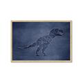 Picture of Geo Dino IV     _GroupedProduct_Rectangle_Landscape_Mini_ _GroupedProduct_Rectangle_Landscape_Framed_Matted_