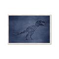 Picture of Geo Dino IV     _GroupedProduct_Rectangle_Landscape_Mini_ _GroupedProduct_Rectangle_Landscape_Framed_Matted_