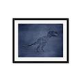 Picture of Geo Dino IV     _GroupedProduct_Rectangle_Landscape_Mini_ _GroupedProduct_Rectangle_Landscape_Framed_Matted_