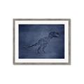 Picture of Geo Dino IV     _GroupedProduct_Rectangle_Landscape_Mini_ _GroupedProduct_Rectangle_Landscape_Framed_Matted_