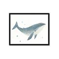 Picture of Blue Whale _GroupedProduct_Rectangle_Landscape_Mini_ _GroupedProduct_Rectangle_Landscape_Framed_Matted_