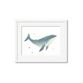 Picture of Blue Whale _GroupedProduct_Rectangle_Landscape_Mini_ _GroupedProduct_Rectangle_Landscape_Framed_Matted_