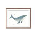 Picture of Blue Whale _GroupedProduct_Rectangle_Landscape_Mini_ _GroupedProduct_Rectangle_Landscape_Framed_Matted_
