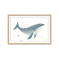 Picture of Blue Whale _GroupedProduct_Rectangle_Landscape_Mini_ _GroupedProduct_Rectangle_Landscape_Framed_Matted_