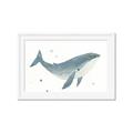 Picture of Blue Whale _GroupedProduct_Rectangle_Landscape_Mini_ _GroupedProduct_Rectangle_Landscape_Framed_Matted_
