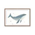 Picture of Blue Whale _GroupedProduct_Rectangle_Landscape_Mini_ _GroupedProduct_Rectangle_Landscape_Framed_Matted_