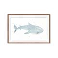 Picture of Blue Whale lll _GroupedProduct_Rectangle_Landscape_Mini_ _GroupedProduct_Rectangle_Landscape_Framed_Matted_