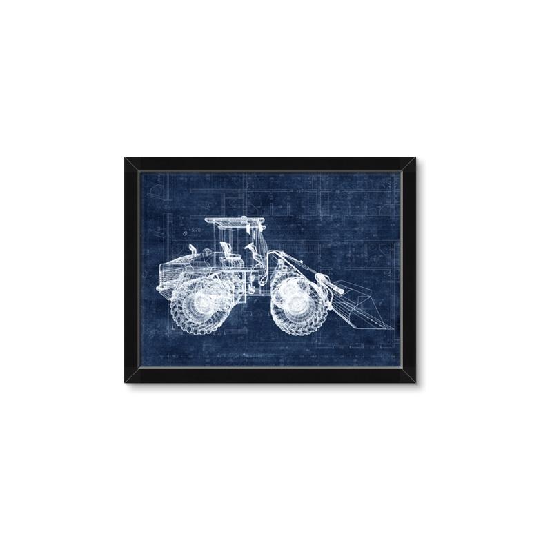 Picture of Tractor Blueprint l _GroupedProduct_Rectangle_Landscape_Mini_ _GroupedProduct_Rectangle_Landscape_Framed_Matted_