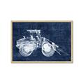 Picture of Tractor Blueprint l _GroupedProduct_Rectangle_Landscape_Mini_ _GroupedProduct_Rectangle_Landscape_Framed_Matted_