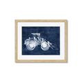 Picture of Tractor Blueprint l _GroupedProduct_Rectangle_Landscape_Mini_ _GroupedProduct_Rectangle_Landscape_Framed_Matted_