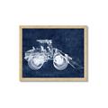 Picture of Tractor Navy I  _GroupedProduct_Rectangle_Landscape_Mini_ _GroupedProduct_Rectangle_Landscape_Framed_Matted_