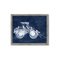 Picture of Tractor Navy I  _GroupedProduct_Rectangle_Landscape_Mini_ _GroupedProduct_Rectangle_Landscape_Framed_Matted_