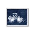 Picture of Tractor Navy I  _GroupedProduct_Rectangle_Landscape_Mini_ _GroupedProduct_Rectangle_Landscape_Framed_Matted_
