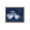 Picture of Tractor Navy I  _GroupedProduct_Rectangle_Landscape_Mini_ _GroupedProduct_Rectangle_Landscape_Framed_Matted_