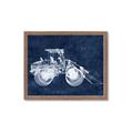Picture of Tractor Navy I  _GroupedProduct_Rectangle_Landscape_Mini_ _GroupedProduct_Rectangle_Landscape_Framed_Matted_