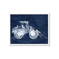 Picture of Tractor Navy I  _GroupedProduct_Rectangle_Landscape_Mini_ _GroupedProduct_Rectangle_Landscape_Framed_Matted_