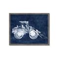 Picture of Tractor Navy I  _GroupedProduct_Rectangle_Landscape_Mini_ _GroupedProduct_Rectangle_Landscape_Framed_Matted_
