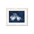 Picture of Tractor Navy I  _GroupedProduct_Rectangle_Landscape_Mini_ _GroupedProduct_Rectangle_Landscape_Framed_Matted_