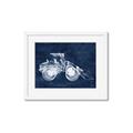 Picture of Tractor Navy I  _GroupedProduct_Rectangle_Landscape_Mini_ _GroupedProduct_Rectangle_Landscape_Framed_Matted_