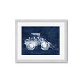 Picture of Tractor Navy I  _GroupedProduct_Rectangle_Landscape_Mini_ _GroupedProduct_Rectangle_Landscape_Framed_Matted_