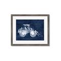 Picture of Tractor Navy I  _GroupedProduct_Rectangle_Landscape_Mini_ _GroupedProduct_Rectangle_Landscape_Framed_Matted_