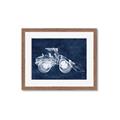 Picture of Tractor Navy I  _GroupedProduct_Rectangle_Landscape_Mini_ _GroupedProduct_Rectangle_Landscape_Framed_Matted_